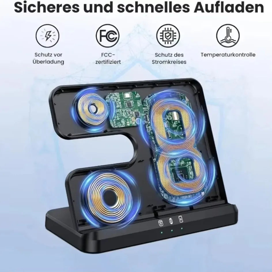 3-in-1 Desktop Wireless Charging Stand