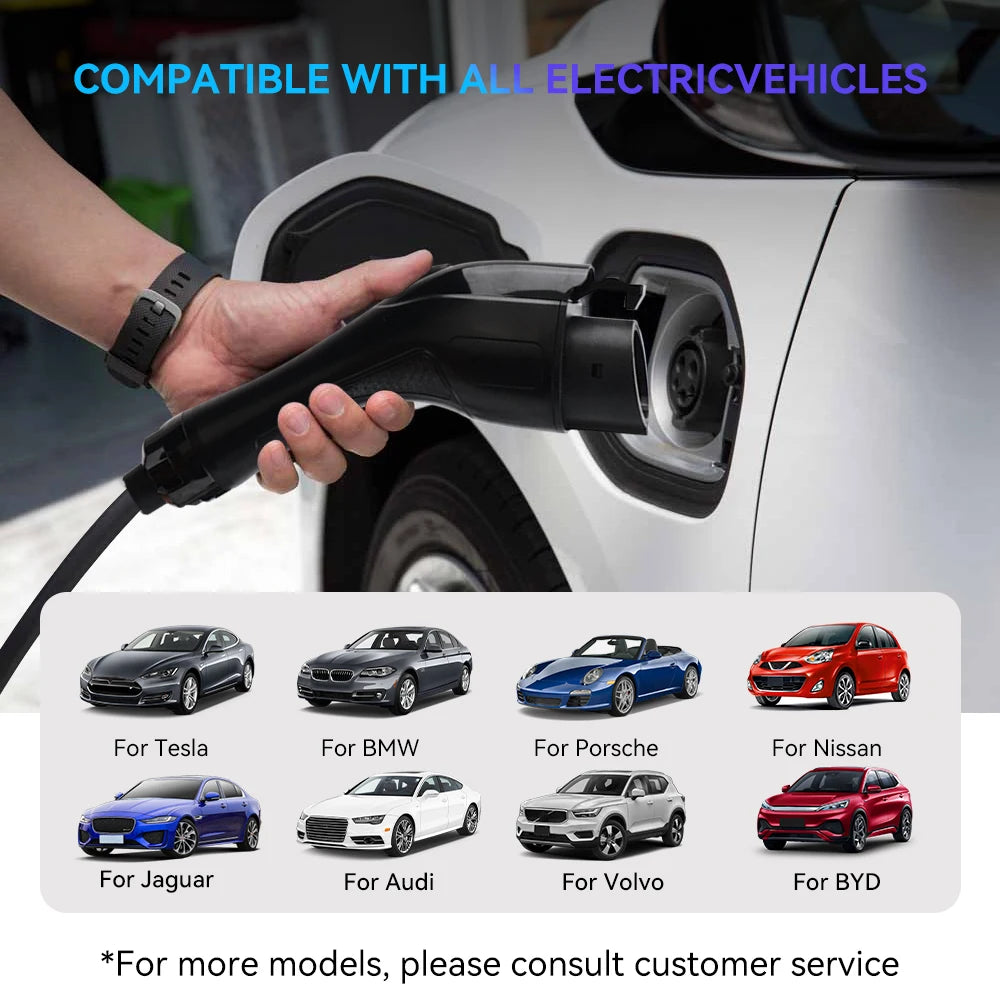 7kW Portable EV Charger | Type 1 / Type 2