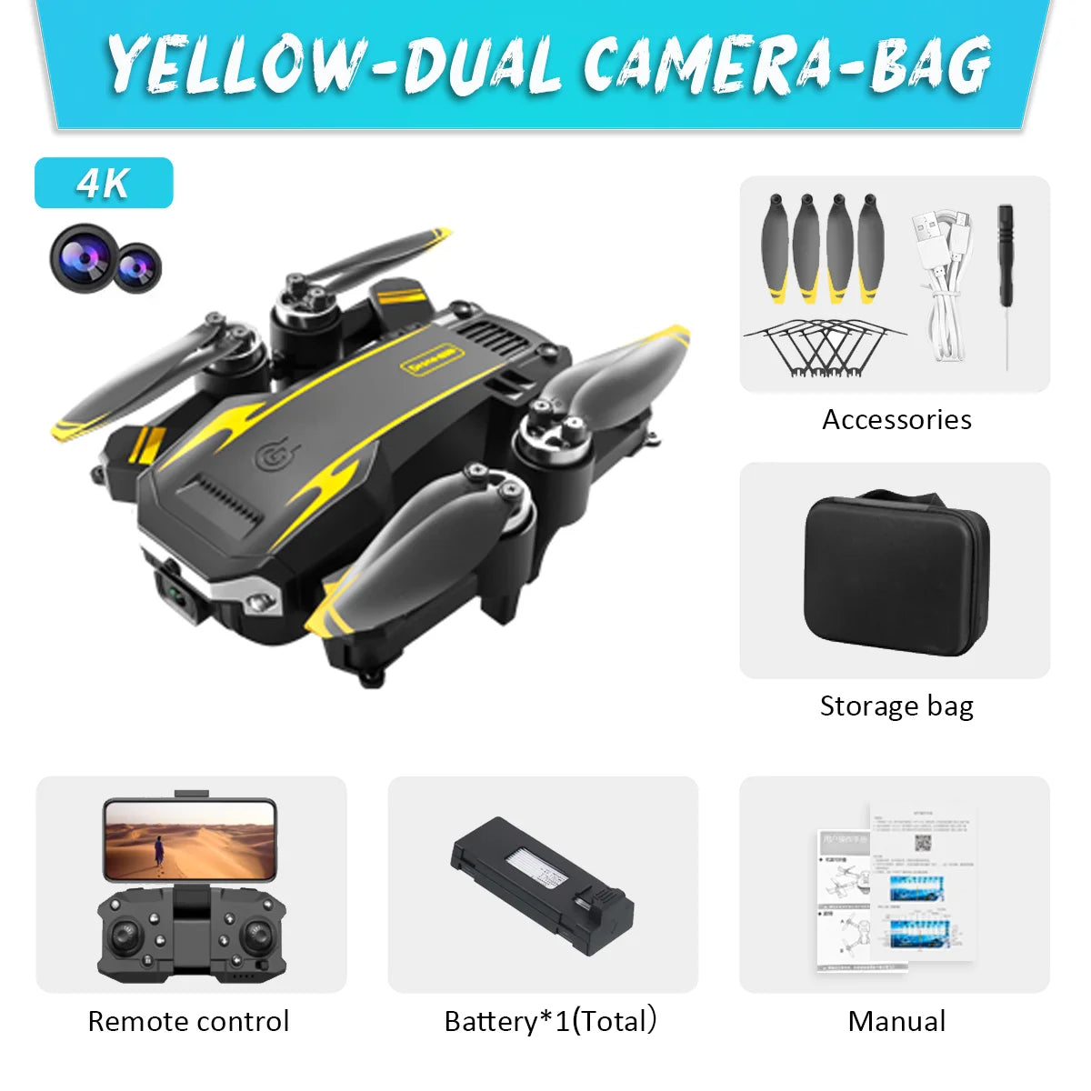 S6 Max Foldable Drone