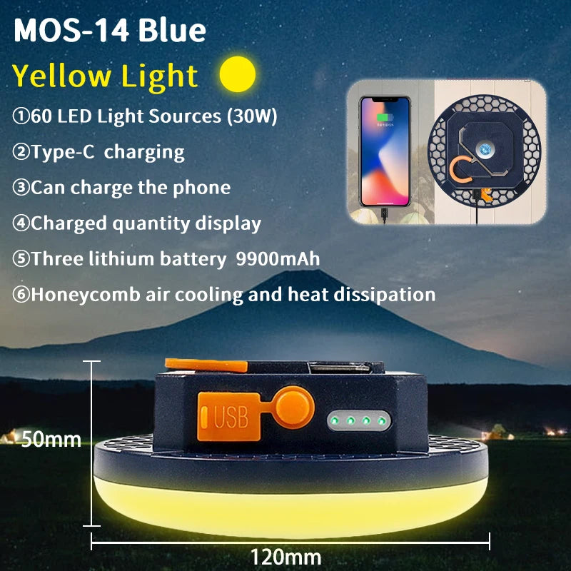 Rechargeable 9900mAh Camping Lantern