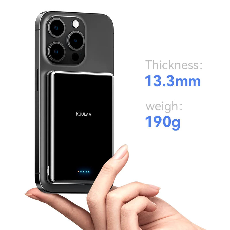 Slim Magnetic Power Bank 10,000mAh