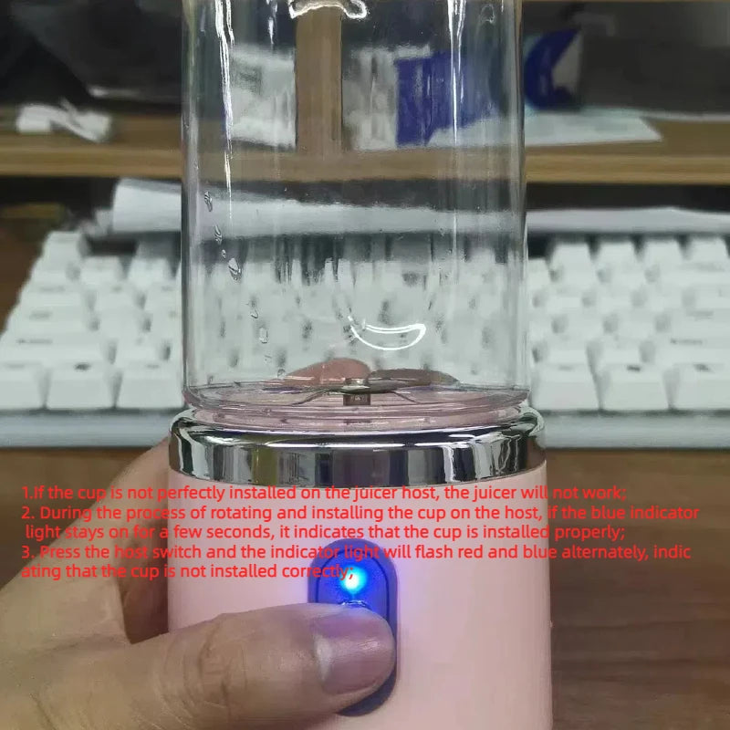 Double Cup Portable Juicer & Blender