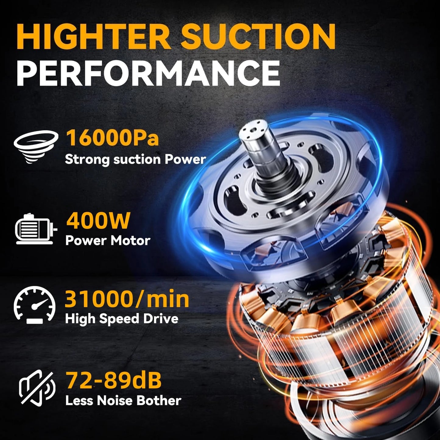Portable Cordless Vacuum 400W Dry 5 in 1
