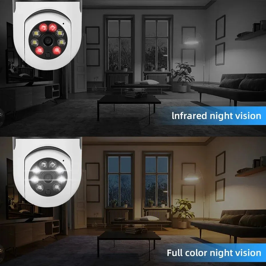 5G WiFi Bulb Security Camera