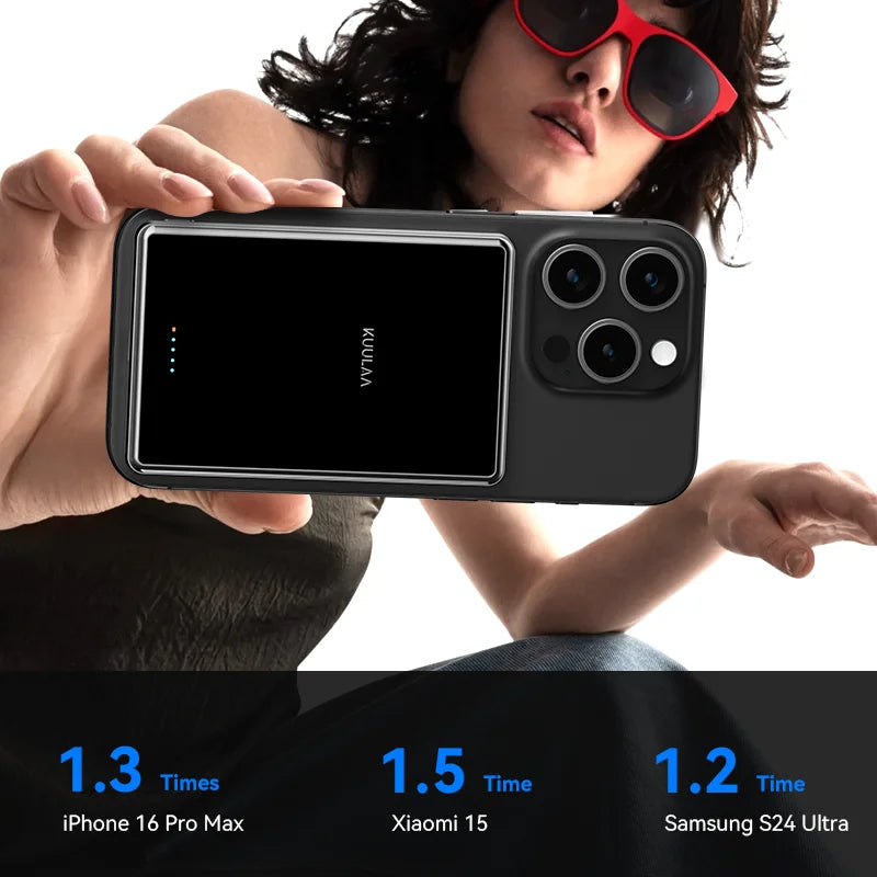 Slim Magnetic Power Bank 10,000mAh