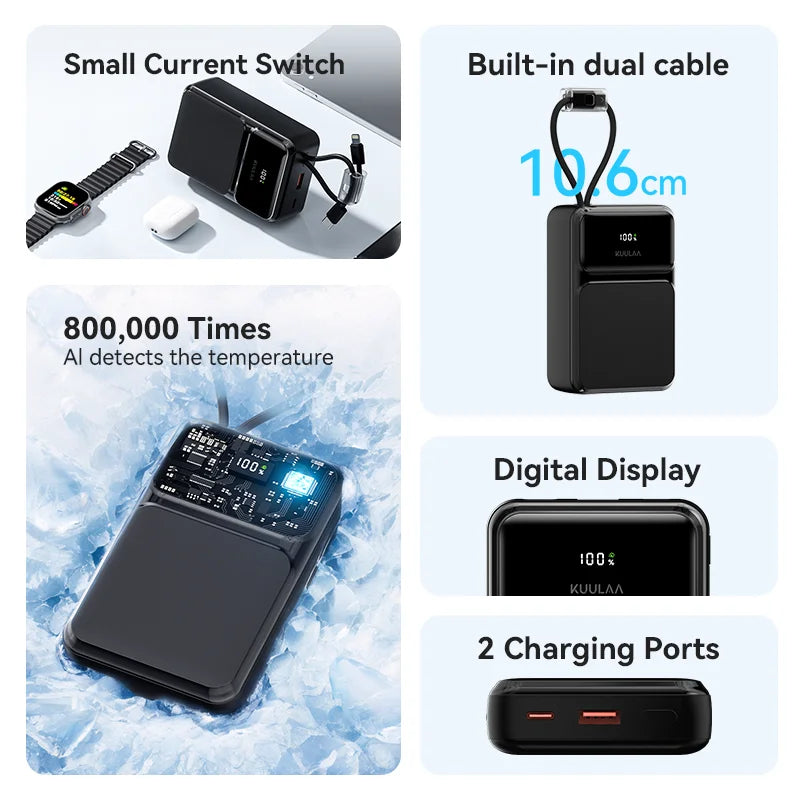 30,000mAh High-Capacity Power Bank