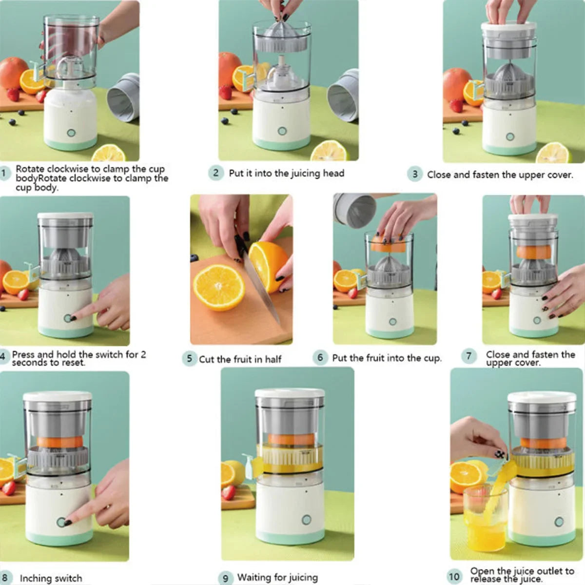 Portable Electric Citrus Juicer