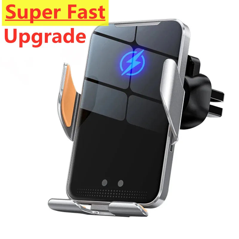 15W Wireless Car Charger | Auto-Sensing Phone Holder