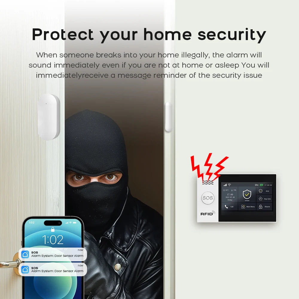 Wireless Smart Home Security Alarm System