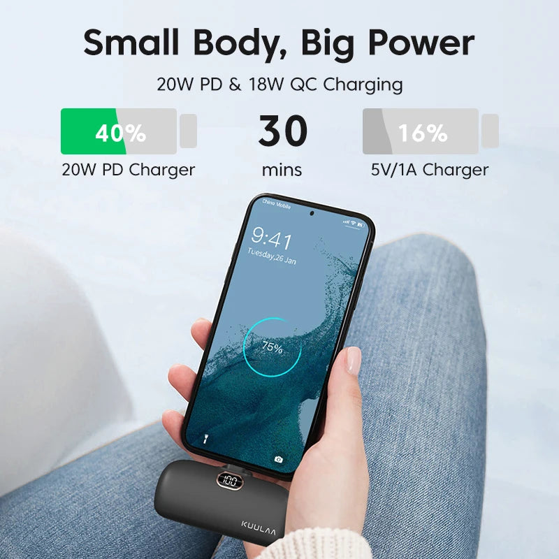 3PCS Mini Power Bank Set