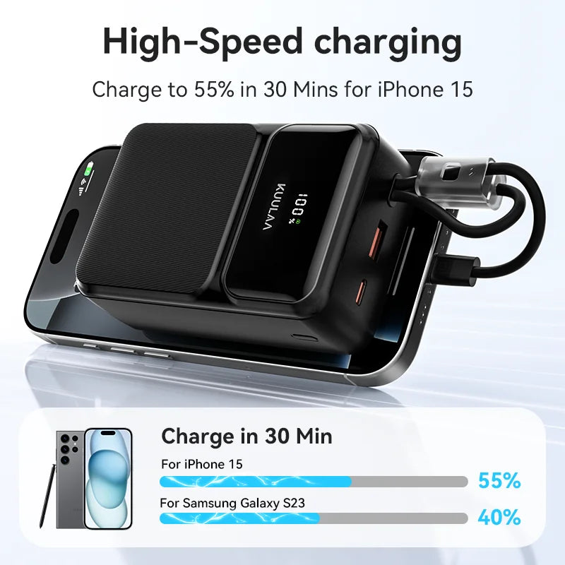 30,000mAh High-Capacity Power Bank