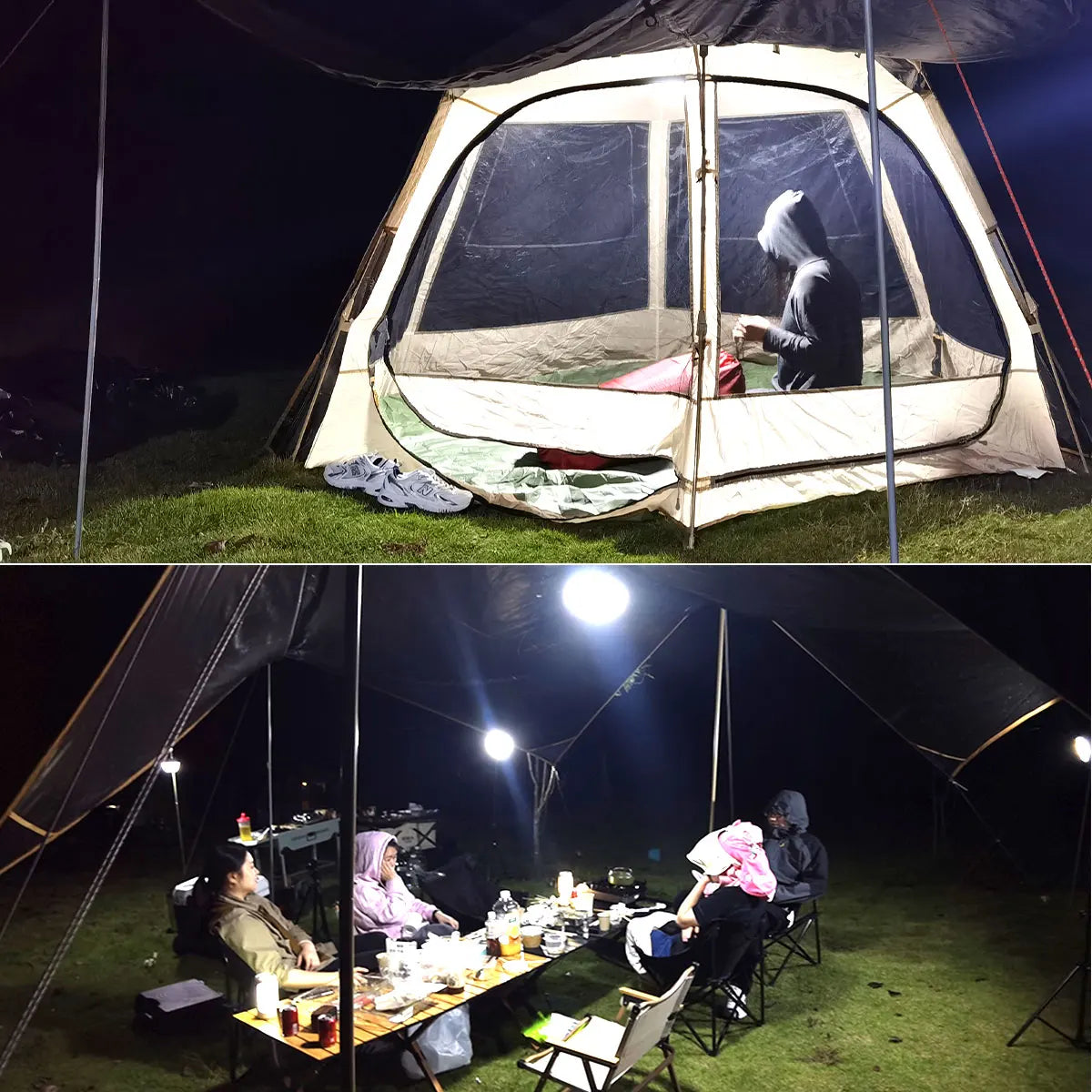 80W Rechargeable Camping Lantern