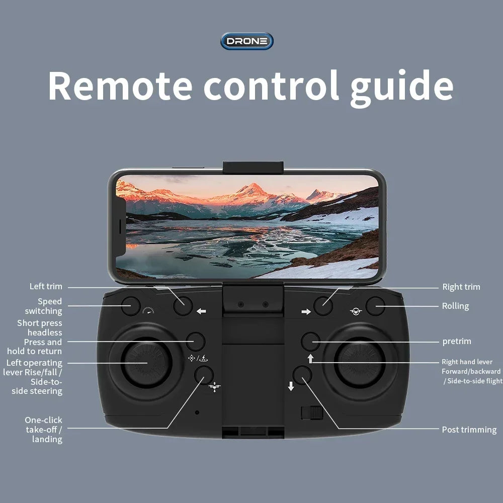 New E88 Pro RC Drone 4K Professional