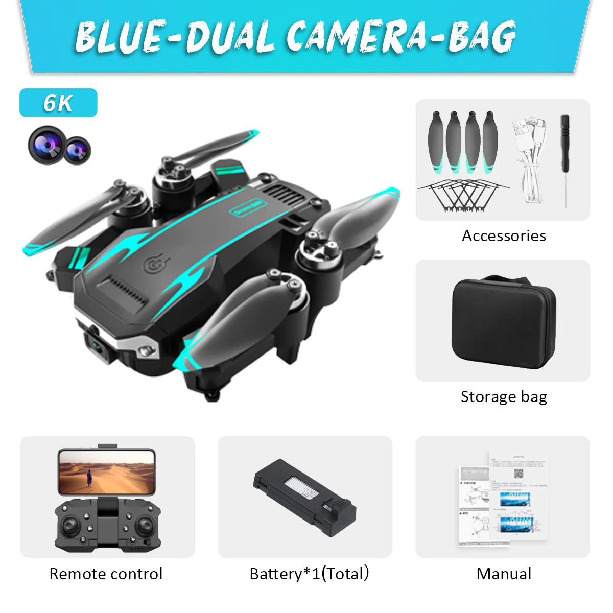 S6 Max Foldable Drone