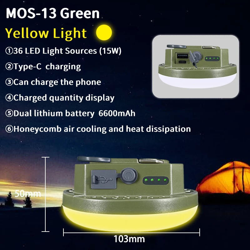 Rechargeable 9900mAh Camping Lantern