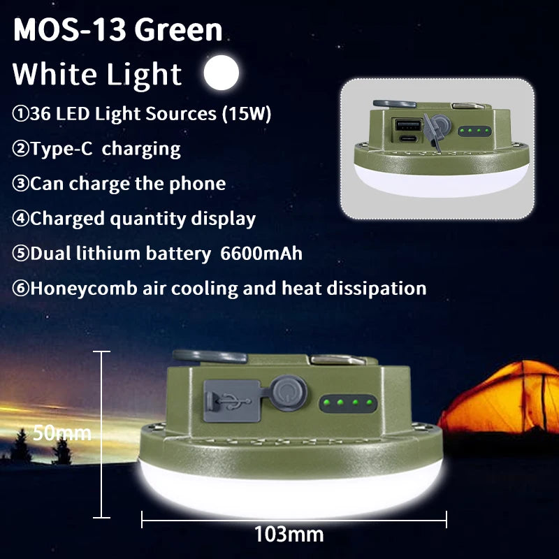 Rechargeable 9900mAh Camping Lantern