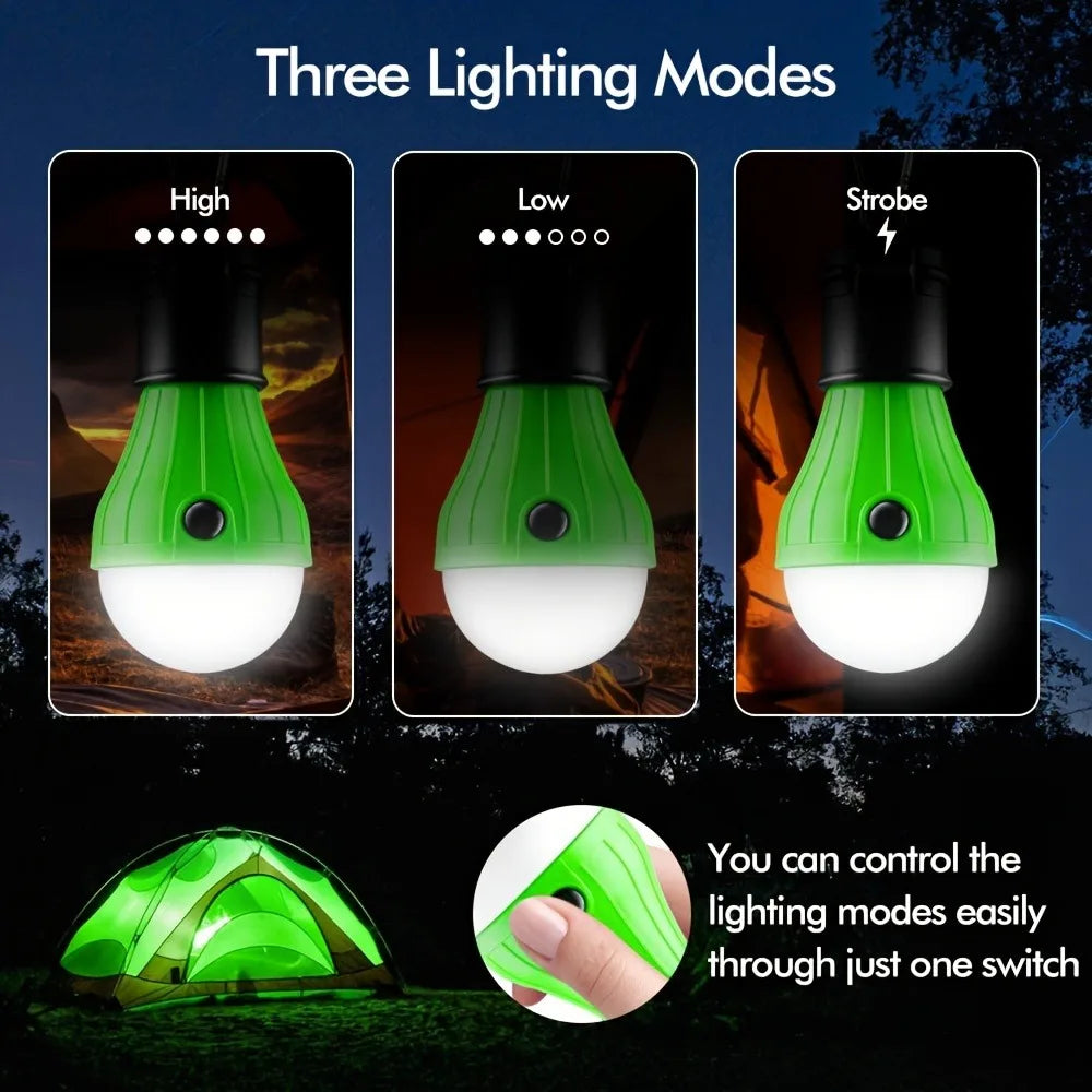 Portable 3-LED Hanging Light