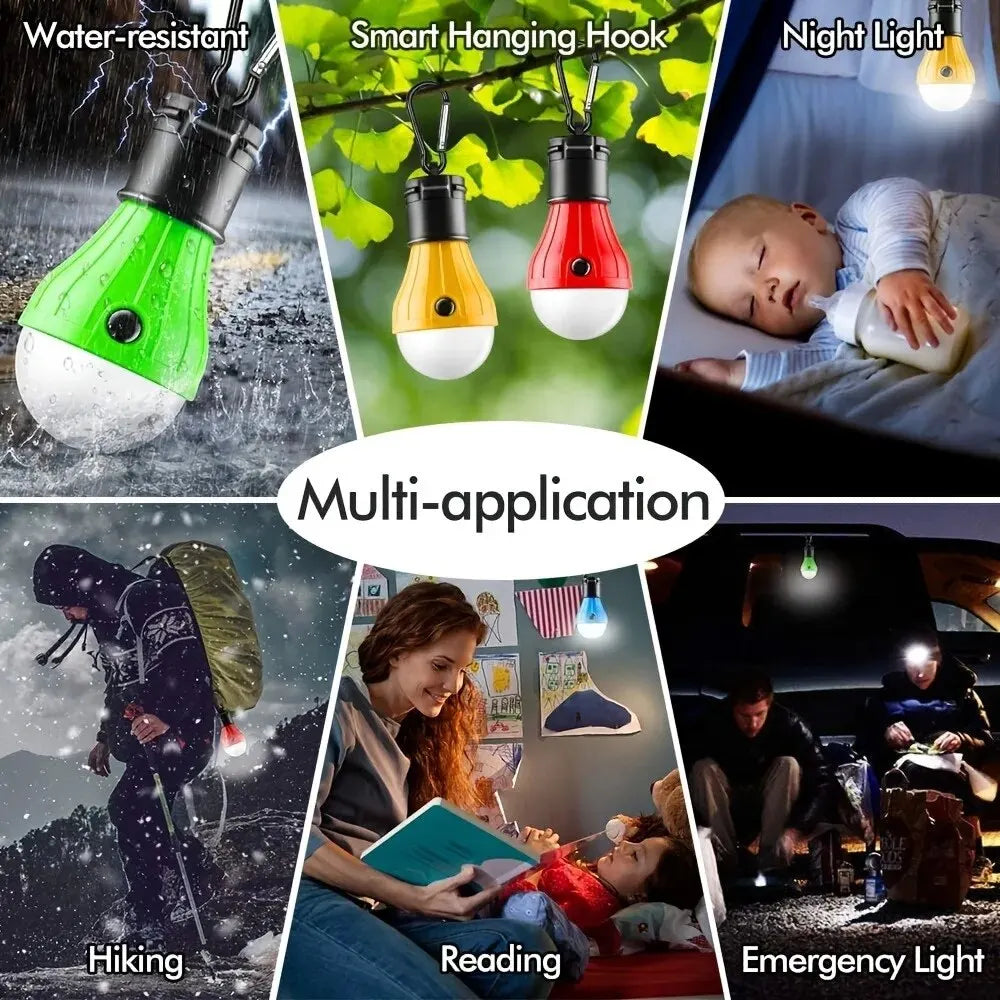 Portable 3-LED Hanging Light