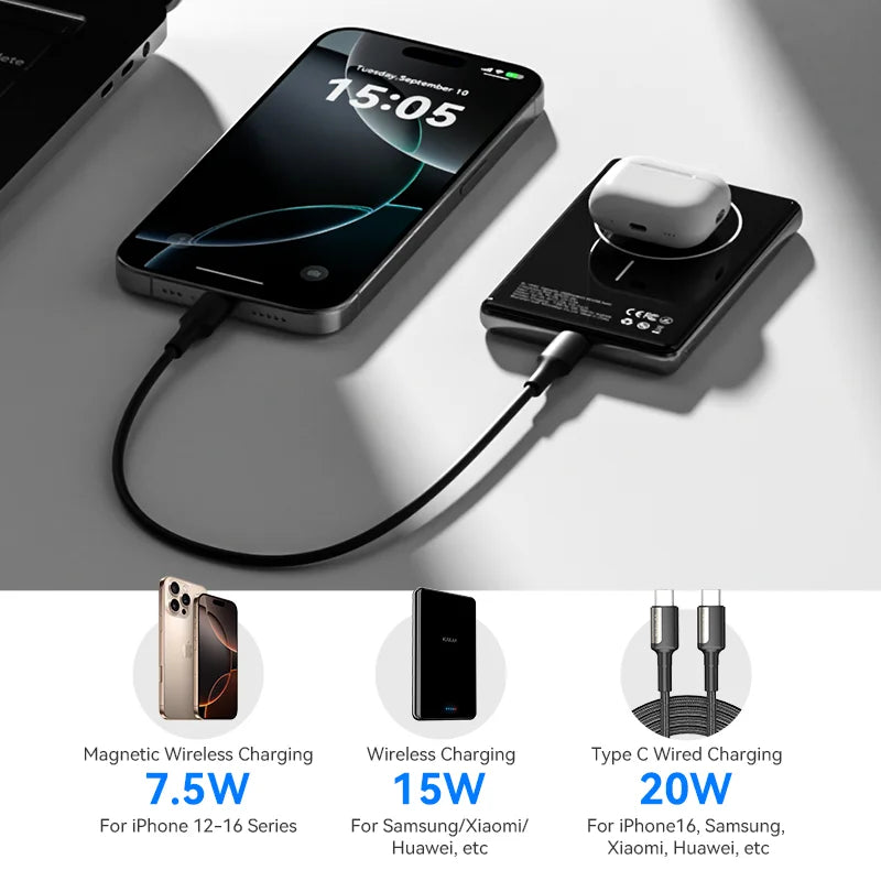 Slim Magnetic Power Bank 10,000mAh