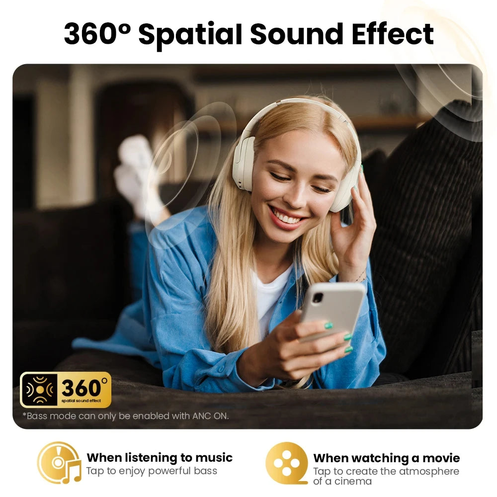 Wireless Bluetooth 5.4 Headphones
