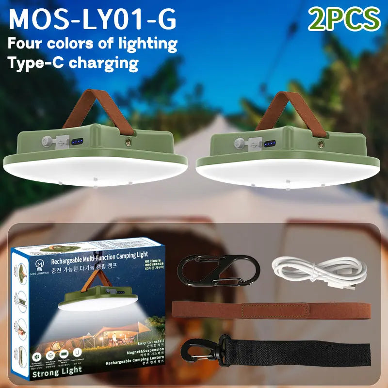 80W Rechargeable Camping Lantern