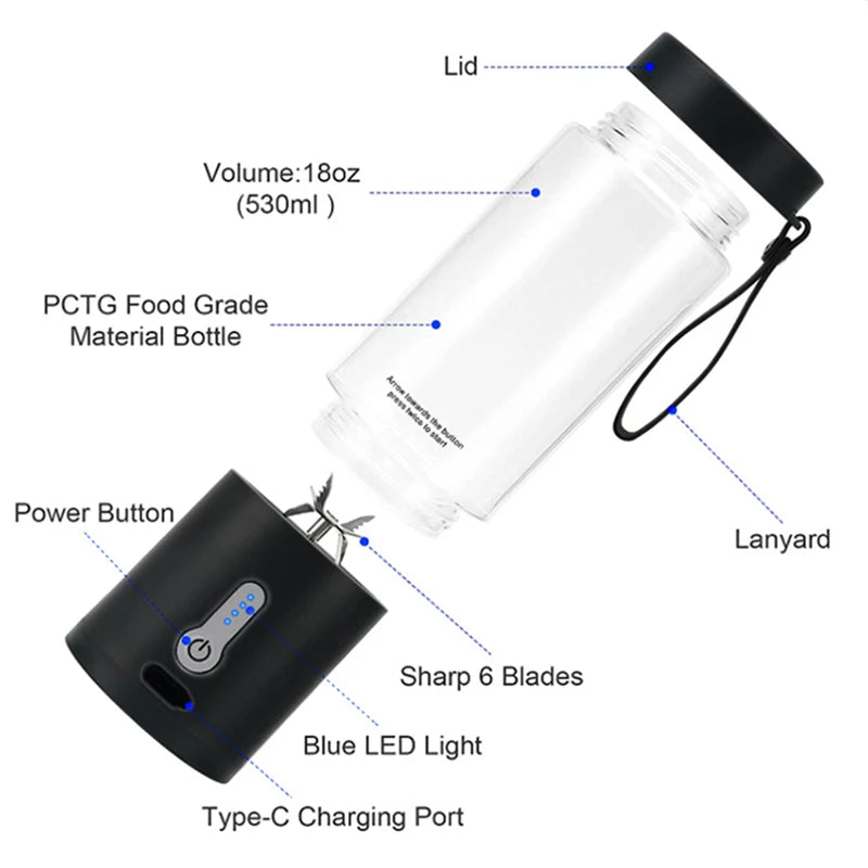 530ML Portable Blender