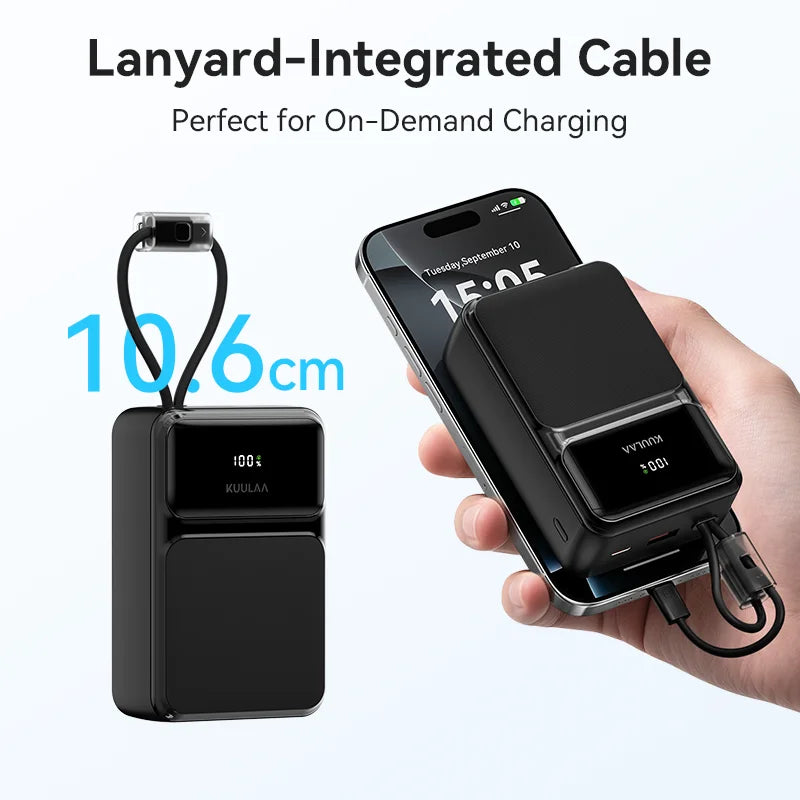 30,000mAh High-Capacity Power Bank