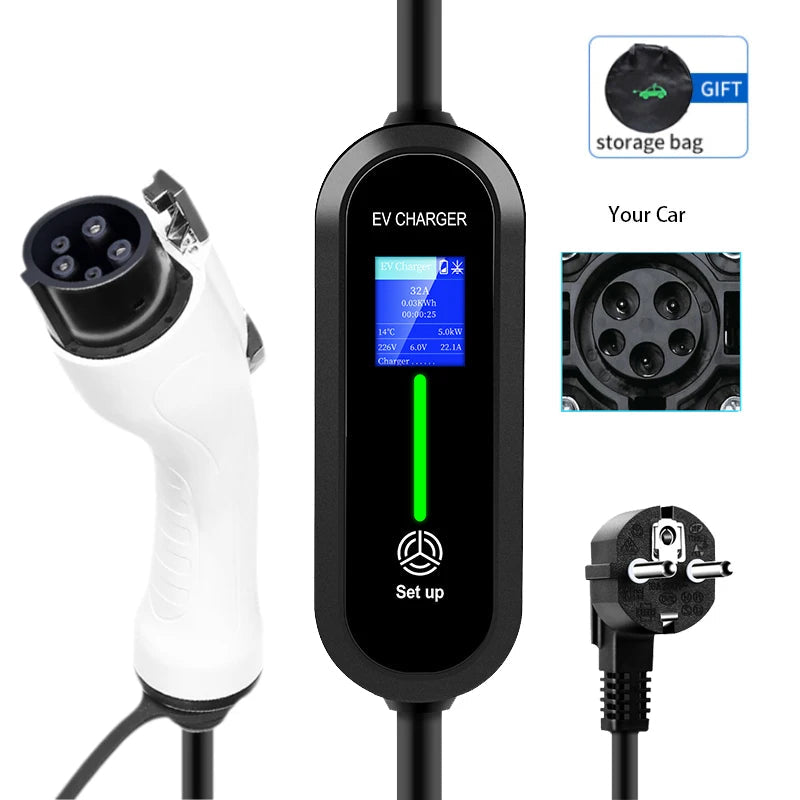 EV Portable Charger | Type 1 / Type 2