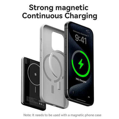Slim Magnetic Power Bank 10,000mAh