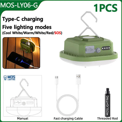 80W Rechargeable Camping Lantern