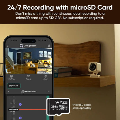 2K Smart WiFi Security Camera