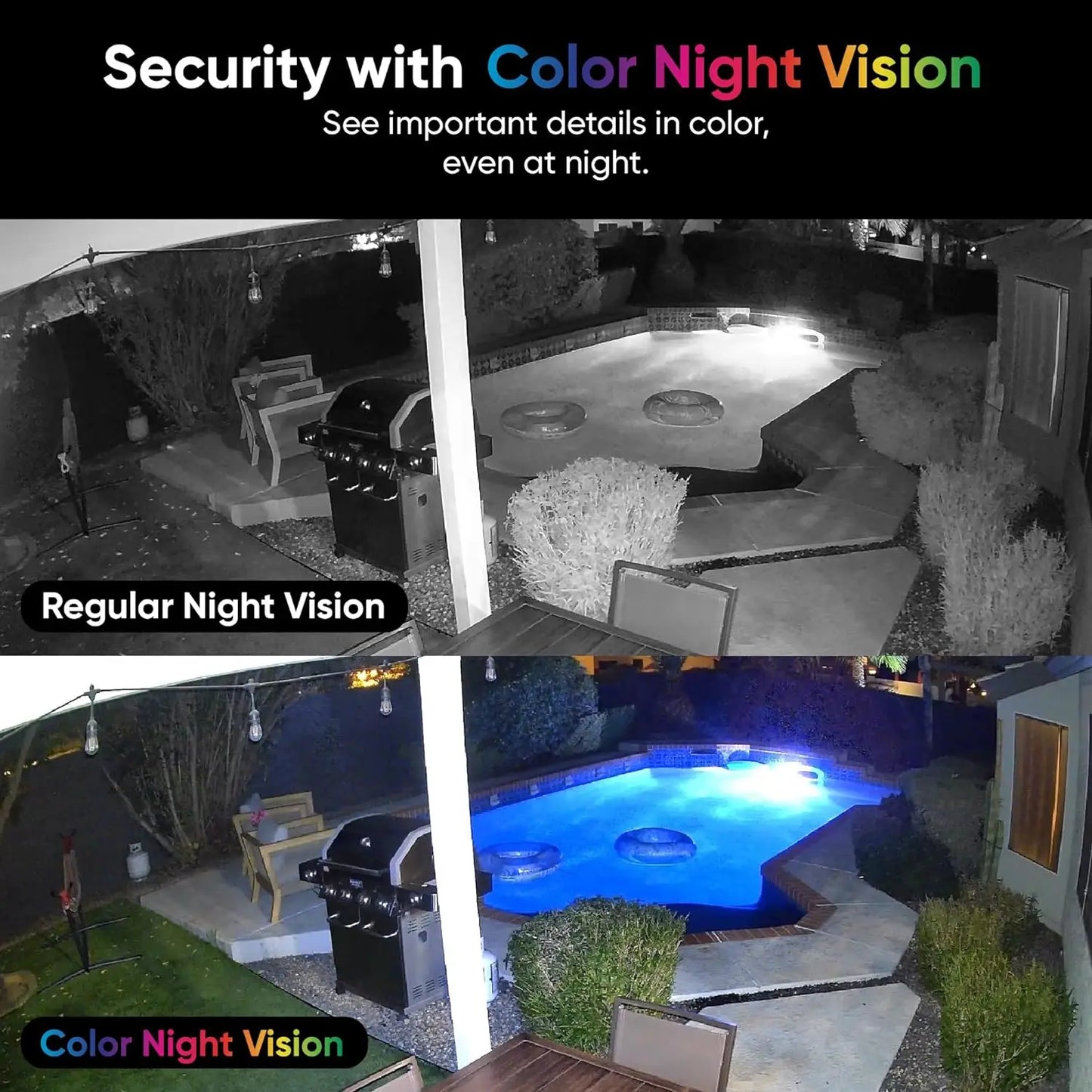 2K Smart WiFi Security Camera