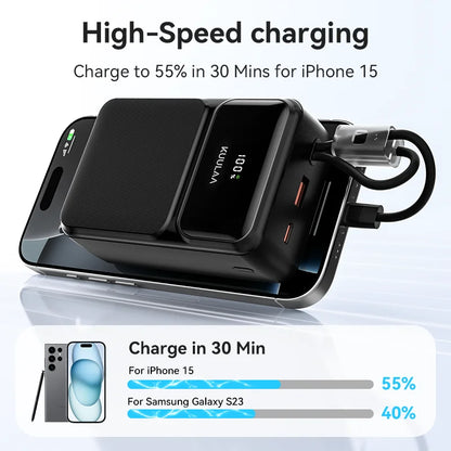 30,000mAh High-Capacity Power Bank