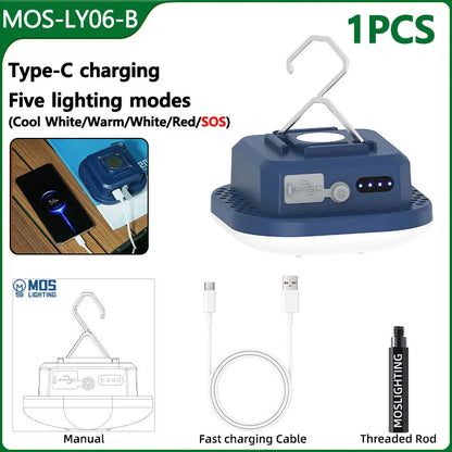 80W Rechargeable Camping Lantern