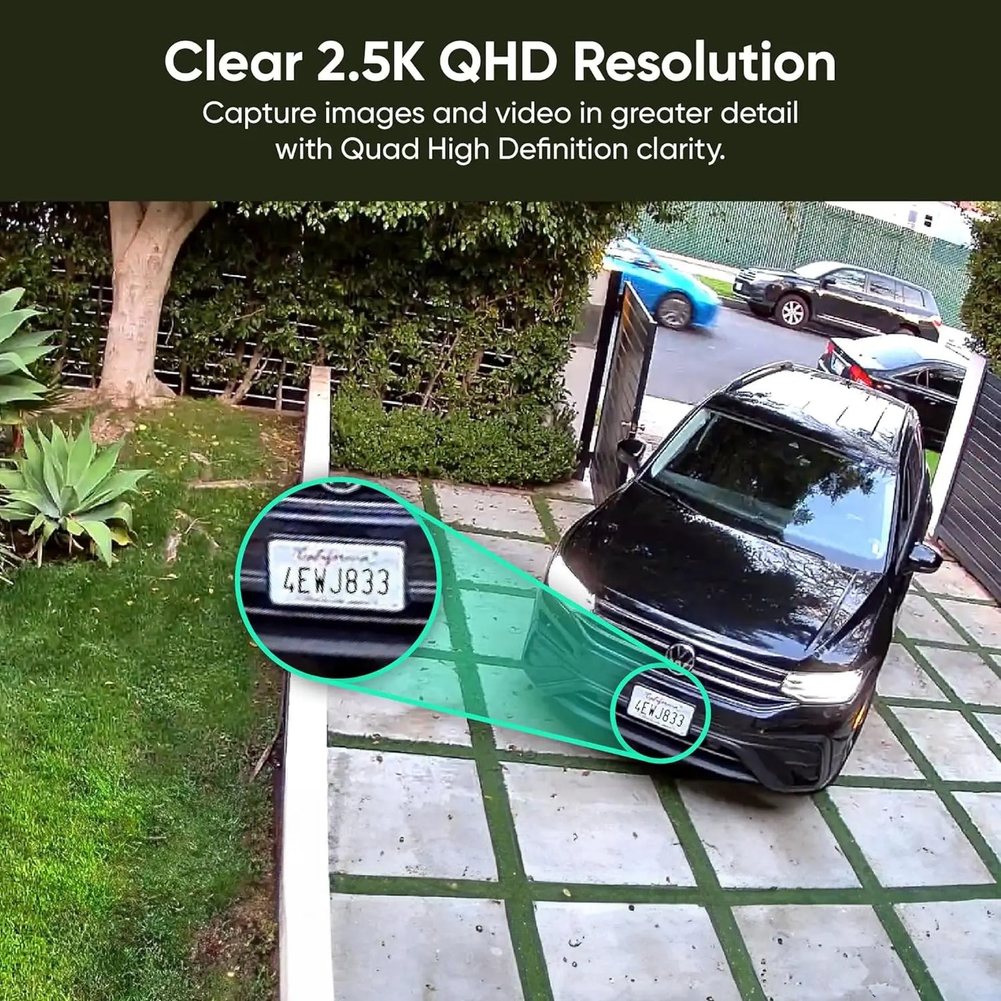 2K Smart WiFi Security Camera