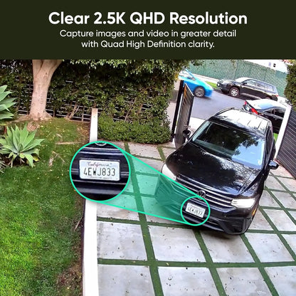 2K Smart WiFi Security Camera