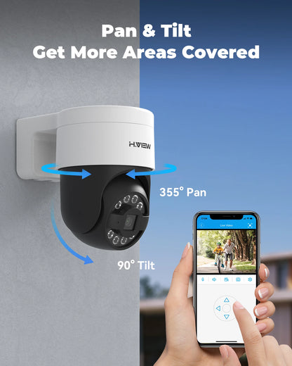 PoE PTZ Dome IP Camera